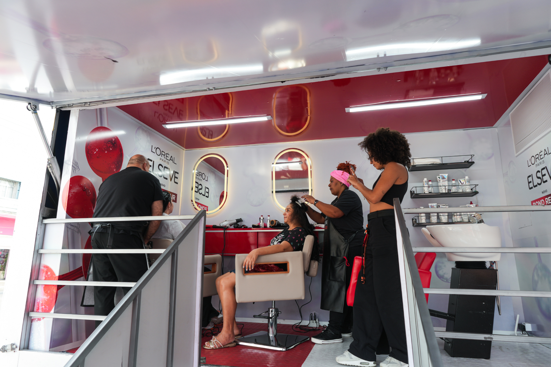 Ativação L'Oréal com Live Truck